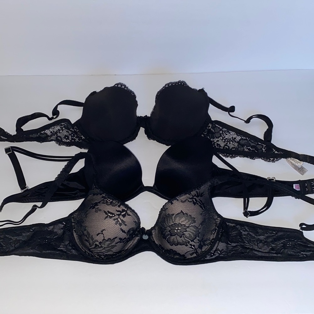 Victoria Secret 34A and 34B black underwire